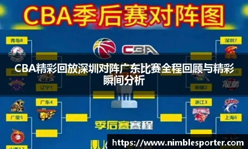 CBA精彩回放深圳对阵广东比赛全程回顾与精彩瞬间分析